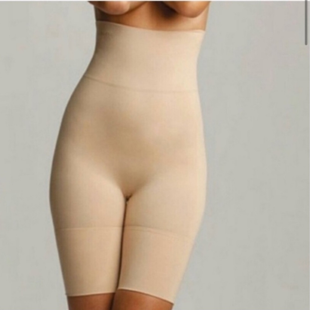 Secret by Victoria’s Secret Slimtastic High Waist Thigh Shaper Nude Sz L
